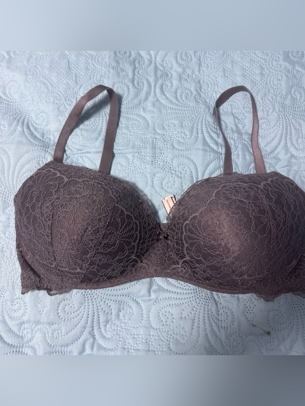 Victoria's Secret Lace Underwire Bra - Dusty Plum A73